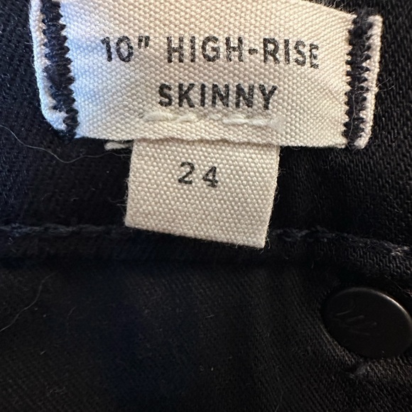 Madewell 10" High-Rise Skinny Jeans | Size 24 - Picture 6 of 8